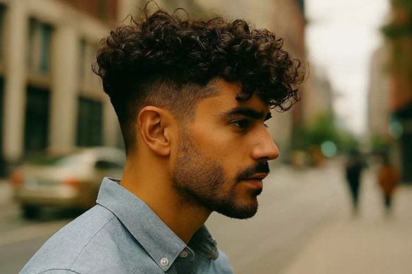 Les tendances actuelles pour cheveux bouclés masculins