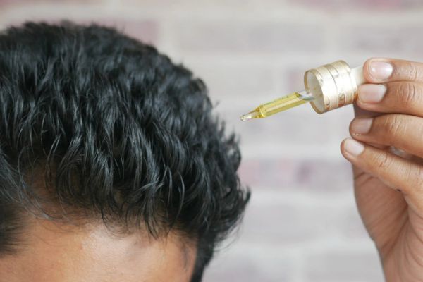 romarin cheveux avant après